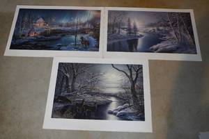 lot 132 image: Unframed James Meger Prints - #d 293