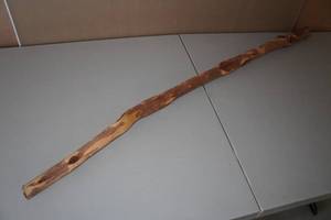 lot 129 image: Knotty Wood Walking Stick