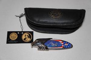 lot 101 image: Franklin Mint Harley-Davidson Ultimate Chopper Collector Knife