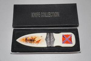 lot 108 image: Civil War Commemorative Fixed Blade Knife