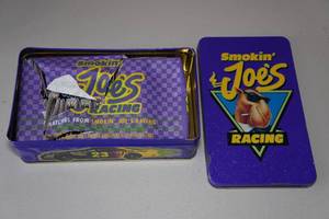 lot 111 image: Camel Smokin Joes Racing Tin with Matchbooks