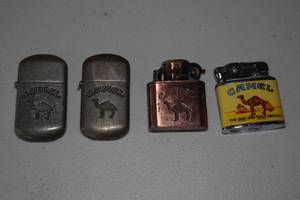 lot 121 image: 4 Camel Collector Lighters