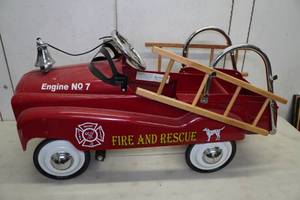 lot 60 image: Fire and Rescue Pedal Car
