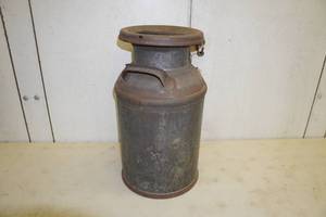 lot 231 image: Antique Milk Can