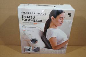 Sharper Image Shaitsu Foot & Back Messager with Heat