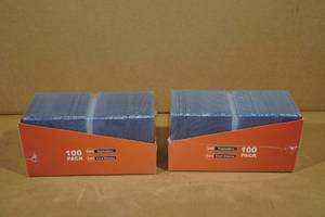 2 100-Packs Toploaders Card Sleeves