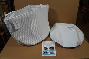 XL Woven Cotton Rope Basket