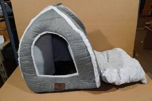 Wind-Racing Cat Bed House -Large, Gray