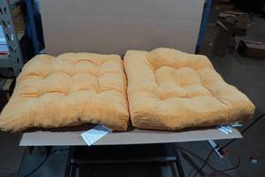 2 Square Floor Pillow Cushions 22