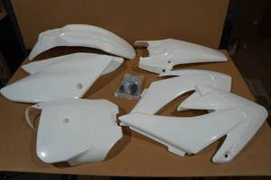 Plastic Fender Fairing Body Work Kit for Mini Dirt Bike -White