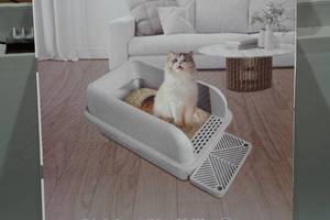 Stainless Steel Kitty Litter Box