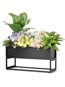 IndoorOutdoor Metal 14 Raised Planter