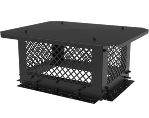 14x14 Black Chimney Cap