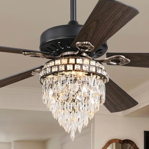 52 Ceiling Fan with Chandelier