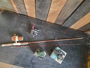 Vintage Rod and Reels Johnson Pflueger and more