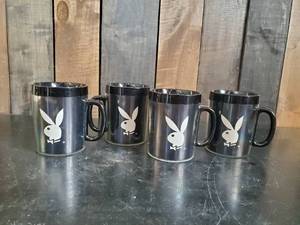 4 Vintage Playboy Thermo Serve Mugs