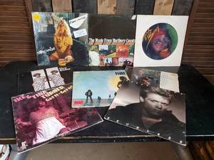 Lot of Vintage Records LPs Bryan Adams Johnny Cash and more