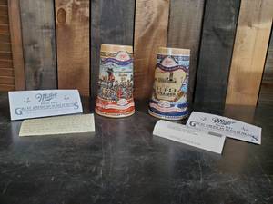 2 Miller Beer Steins New With Papers