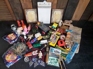 Misc Lot of Fun  Hasbro, Vintage Pens, Patches and more