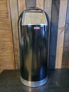 RARE Awesome 1960s Lawson Metal Trash Can In Great Condition with Liner