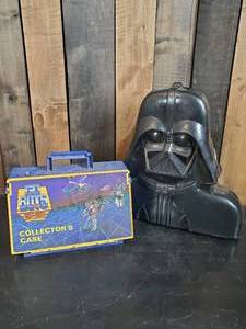 2 Vintage Toy Carrying Cases Star Wars and Gobots
