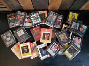Lot of 25 Vintage 8 track Tapes Most Still Sealed Never Used