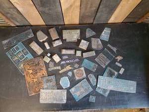 Super Cool Collection of Printing Press Stamps