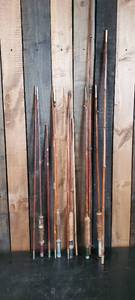 Large Lot of Misc Bamboo Fly Rods