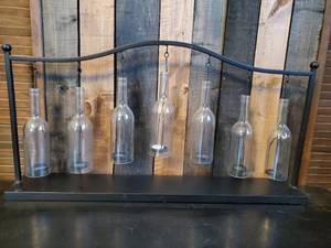 3 foot Long Tea light Glass Bottle Dcor