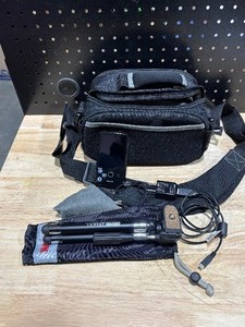 Kodak Camera, Tripod, and Case