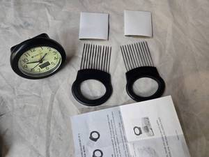 Lot of 2 Items Two Vegetable Slicing Holders Set and an Analog Clock