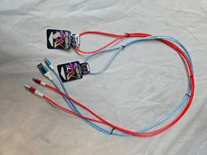 Lot of 2 LED Light-Up Fast Charging 7ft Long USB Cables for Samsung Phones (New)