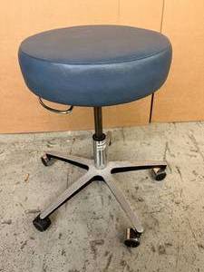 lot 8 image: MSRP $400 McKesson Entrust Backless Pneumatic Exam Stool - In Great Condition