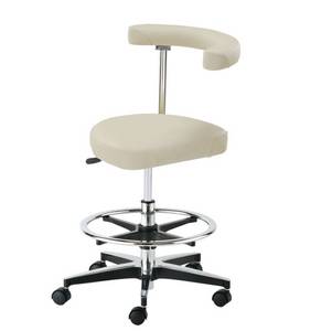 lot 6 image: MSRP $900 Royal RA24 Ergonomic Dental Assistant Stool Chair - Great Working Condition Needs Minor Cleanup