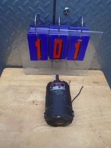 lot 101 image: Boehm 12 v dc motor. 12� shaft. Tested & works. As shown.