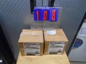 lot 108 image: Qty of 2 new 41� spindle assemblies. As shown.