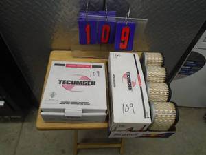 lot 109 image: Assort of filters & motor cases. As shown.