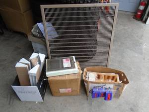 lot 129 image: Heat register & grate. As shown.