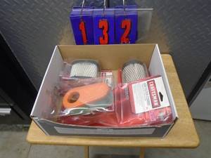 lot 132 image: Flat of Craftsman air cleaner. As shown.