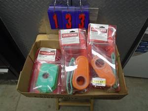 lot 133 image: Flat of Craftsman air cleaner. As shown.