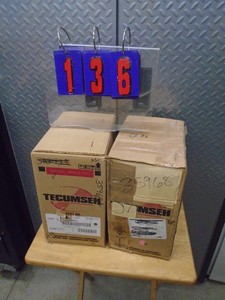 lot 136 image: Qty of 2 new motor cases. As shown.