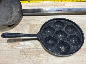 Cast Iron Cookware and Dipper or Ladle