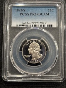 1995-S Washington Quarter Proof PCGS PR69 Deep Cameo