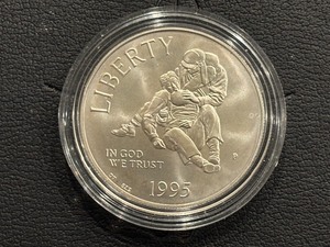 1995-P Civil War Silver Dollar