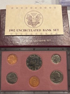 1992 Uncirculated Bank Set