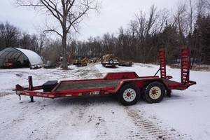 2014 Felling Model FT121I 16 Tandem Axle Equipment Trailer