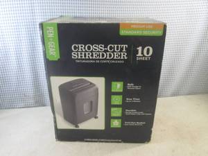 lot 51 image: (BS) PenGear Cross-Cut Shredder 10...