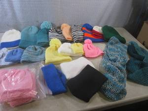 lot 83 image: (CS) Assorted Knitted Hats, Ear Muf...