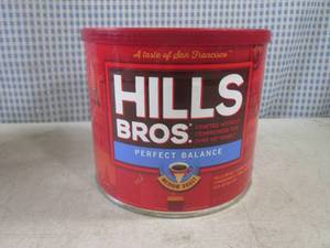 lot 92 image: (B-3) Can of Hills Bros Perfect Bal...