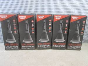 lot 122 image: (A-3) 5 Sharper Image Dual Speaker ...